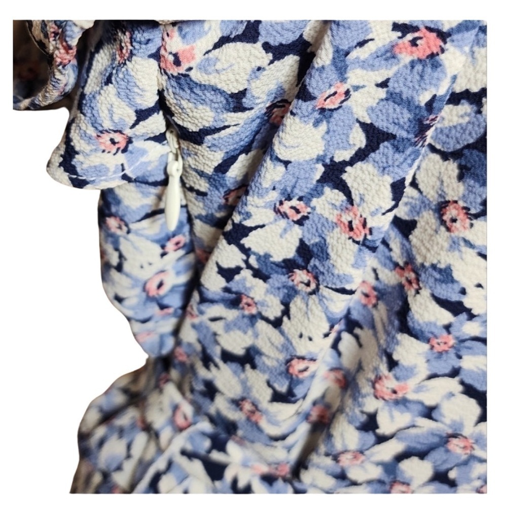 Lauren Ralph Lauren Floral Belted Crepe Dress NWT Size 4 - Picture 6 of 11